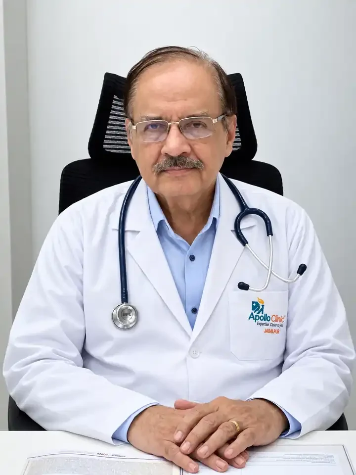 Prof. Dr. R. S. Sharma (Dr. Ravi Shankar Sharma), Cardiologist at Apollo Clinic Jabalpur